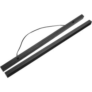 4 Sets Magnetic Painting Scroll Dowel Art Frames Wood Scroll Hanger Poster Wall Holder Canvas Wall Art Canvas Frames Photo Picture Hanger Wooden Picture Scroll (Black)