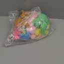 Fovths 12 Pack 4.7 Inch Easter Plush Bunnies Keychain Eggs Stuffed Bunny Set Plush Rabbit with Eggs Filler or Basket Filler Rabbit Keychain Set Easter Party Favors Gifts, Multi-Color