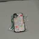 Case for iPhone 17 [Compatible with Magsafe], W Bible Verses Floral Inspirational Soft TPU Bumper Hard PC Back Anti-Fall Shockproof Protective Magnetic Cover