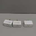 Kasa Smart Plug Mini 15A, Apple HomeKit Supported, Smart Outlet Works with Siri, Alexa & Google Home, UL Certified, App Control, Scheduling, Timer, 2.4G WiFi Only, 3 Count (Pack of 1) (EP25P4), White