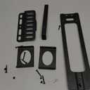 Upgraded Adjustable Console Holder Wall Mount for PS5: Black Gaming Stand for PlayStation 5/ PS5 Slim/ Pro Digital Disc Edition With 2 Controller Kits Black