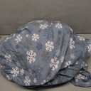 Pointehaven Heavy Weight Flannel Sheet Set, Queen, Snow Flakes - Warm & Cozy - 100% Cotton Flannel Pre-Shrunk -170 GSM -Deep Pockets -Easy Fit Elastic All Around-Comfy Double Brushed