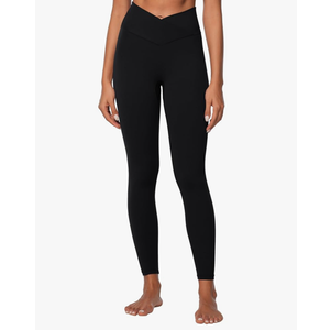 Sunzel Sunlissia Hidden Butt Lifting Scrunch Workout Leggings for Women, Crossover High Waist Yoga Pants with Tummy Control, Large