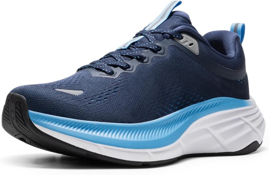 NORTIV 8 Men's Walking Shoes Running Tennis Cushioning ActiveBreeze Non Slip Athletic Gym Workout Comfortable Fashion Sneakers, Size 8.5, Blue, SNWS246M