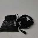 Fleece Horse Halter Adjustable Chin and Throat Snap with Snap (Small, Black)