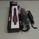 Farery Mini Thermal Brush 3 Temperature Adjustable, Travel Curling Iron for Short Hair 1 Inch, Heated Round Brush for Soft Curls, Lightweight Curling Wand for Bouncy Hair, Touch-ups, Dual Voltage