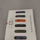 6 Pack Sport Bands for Apple Watch Ultra/3/2 Band 44mm 45mm 46mm 49mm 42mm iWatch Bands for Men Women,Waterproof Silicone Strap Wristband for Apple Watch Series  SE 3/2 (01-Black/Dark Grey/Blue Grey/Orange/Army Green/Navy Blue)