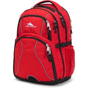 High Sierra Swerve Laptop Backpack, Crimson/Black, One Size (19 x 13 x 7.75-Inch)