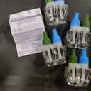 Febreze Plug-in Air Freshener, Odor-Fighting Scented Oil Refill, Air Fresheners for Home, Bathroom and Kitchen, Long Lasting, Unstopables Fresh Scent, 0.87oz Refills, Multi Color, 4 Count