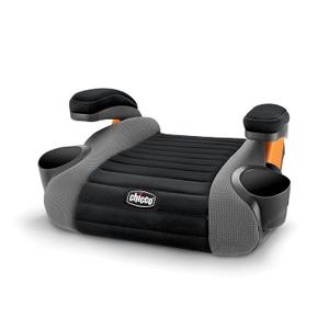 Chicco GoFit Backless Booster Car Seat Without Latch Attachment, Travel Booster Seat for Car, Portable Car Booster Seat for Children 40-110 lbs., Shark/Black/Grey, Manufacturing Date: February 2026