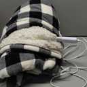 Sunbeam Electric Throw Royal Luxe Microplush Heated Blanket, 4 Heat Settings, 4-Hour Auto Shut-Off, Fast Heating, Warm and Cozy, Grey Rodeen Plaid, 50" x 60"