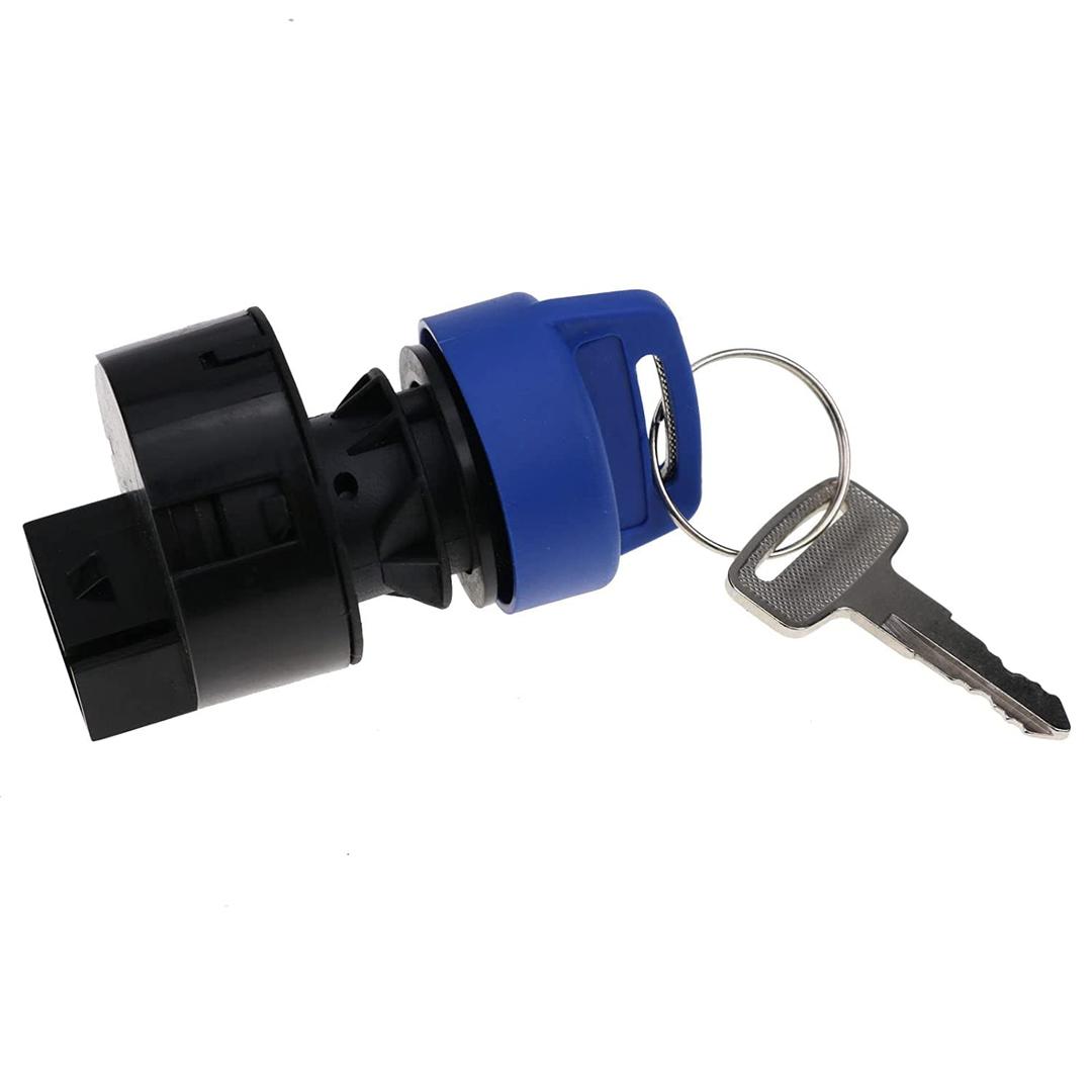 DVPARTS Ignition Switch with Keys 86405634 for New Holland Boomer 3045 2035 3040 20303050 T & TC Series Tractors T2210 T2220 TC29DA TC31DA TC33DA TC34DA TC40A TC40DA TC45A TC45DA