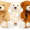 MorisMos Teddy Bear Stuffed Animals, 18inch Bulk Teddy Bears Plush for Kids, Medium Size Bears for Baby Shower