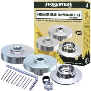FORESTER Brush Cutter Trimmer Head Conversion Kit Compatible with Echo Models SRM-225, SRM-225i, SRM-266, SRM-280, SRM-280S, SRM-280T, SRM-2620, and SRM-2620T