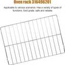 Upgraded 316496201 Oven Rack 24-3/16x16 Inches Oven Rack Replace AP4040129, 316496207, 316404501 Compatible with GE Range Oven Stove (1 Pack)