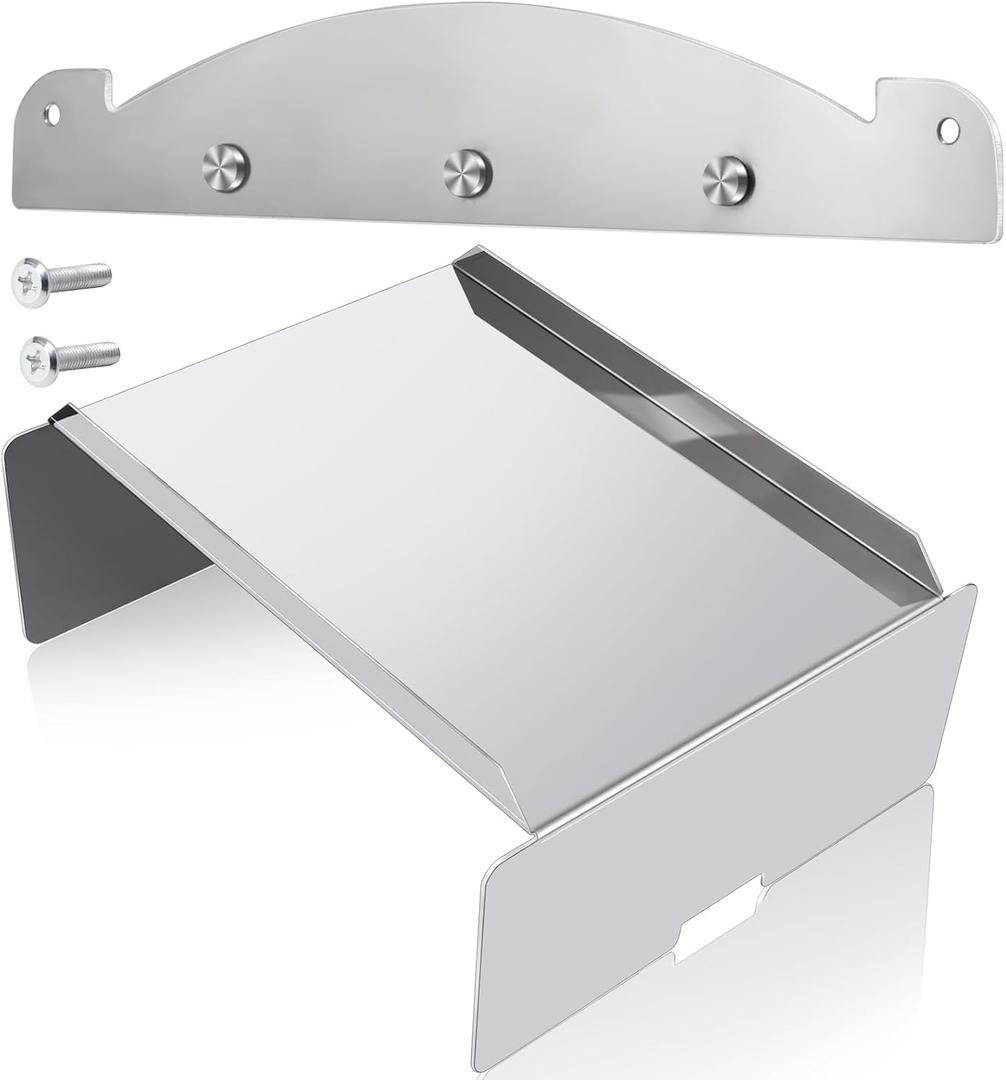 Hiorucet Heat Deflector Modification & BCA012 Heat Baffle Diffuser, Air Gap Mod Heat Diffuser Plate for Pit Boss Austin XL, Pro Series, Pit Boss 1150, BCA012 Flame Tamer for Traeger Pro Series 34/22