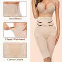 SIMIYA Shapewear Tummy Control Body Shaper for Women High Waist Stomach Compression Thigh Slimmer Butt Lifting Shapewear (Shorts, Medium)