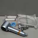 High Pressure Shower Head with Handheld, with Pause Switch 4 Spray Modes Water Saving Showerhead,Showerhead Set with Hose, Bracket and Cotton Filter, (blue)