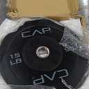 CAP Barbell Rubber Olympic Bumper Plate |  15lb 2pc