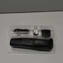 Vacuum Beard Trimmer for Men, Rechargeable Electric Mens Beard Trimmer with Adjustable Length Comb (1-20mm), Cordless Mustache Trimmer for Men with Built-in Vacuum for Facial, Sideburns (Black)