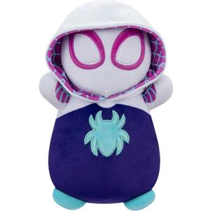 Squishmallows Original Marvel Spidey and His Amazing Friends 10-Inch Ghost-Spider HugMees - Medium-Sized Ultrasoft Official Jazwares Plush