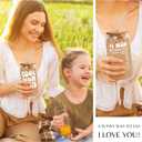 2 x Mocosweeties Gifts for Mom from Daughter Son - Birthday, Mothers Day, Mother's Day, Christmas Mom Gifts for Wife, Her - Gift Ideas for Mama, Mother - Gift for New Moms, Mothers - 16 Oz Can Glass