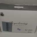 Royoliving Premium Feathers Down Duvet Insert Comforter King Size All Season Medium Warmth White 100% Cotton Cover with Corner Tabs (106x90, 60 oz)