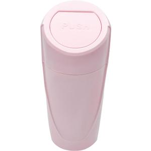 Car Trash Can Bin with Lid, Leakproof Auto Cup Holder Garbage Bin Multipurpose Storage Organizer, Mini Portable Dustbin Side Door Garbage Can for Vehicle Home Office (Pink)