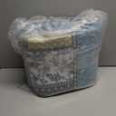 VAPUTAR Quilts Queen Size - 3 Piece Cotton Quilted Bedspread Coverlet, Soft Lightweight Quilted Bedding Set, Patchwork Boho Quilt with Pillowcovers Suitable for All Season and Room Decor (Dream Blue) (Queen (90"  98"))