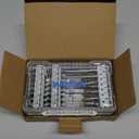 toolant 46-Piece Impact Driver Bit Set (S2 Steel), SAE/Metric Hex & Torx Bits for Furniture Assembly, Magnetic Tips with Color-Coded Ring, Easy-Access Storage Case for Home & Auto Repair