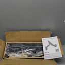 monTEK Heavy-Duty Single Monitor Wall Mount for 17-57 Ultrawide Screens up to 59.4lbs, Premium Aluminum Wall Mount Monitor Arm with Full Motion Adjustment, Pneumatic Lift, Max VESA 100x100 (Black)