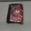 YGPARK Outdoor Fitted Round Table Cloth with Umbrella Hole, Xmas Tree Wooden Circle Elastic Tablecloth 36"-44" Waterproof Zipper Patio Table Cover for Picnic Camping Party Christmas Decoration