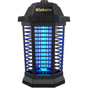 Klahaite Bug Zapper Outdoor Electric, Mosquito Zapper Indoor, Fly Zapper, Fly Trap, Insect Trap for Garden Backyard Patio, Black