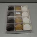 3.15inch Velvet Christmas Ornaments for Xmas Tree, 12 pcs Flocked Christmas Balls Set Assortment for Holiday Decor Multicolor