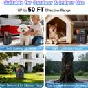 Anti Barking Device for Dogs, Ultrasonic Dog Bark Deterrent Devices, stop barking dog devices- 50Ft Range, 4 modes to suit all types of dogs, Activates Only for Real Barks, Safe Indoor/Outdoor Use