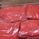 Newwiee 100 Pcs Spandex Chair Covers Bulk - Stretch Folding Flat Front Fitted Universal Chair Protector Pack Removable Washable for Wedding Party Dining Banquet Event (Red)