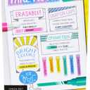 Crayola Take Note Erasable Highlighters (6ct), Assorted No Bleed Highlighters, Chisel Tip Marker Set, For Organizing & Coloring, Gifts
