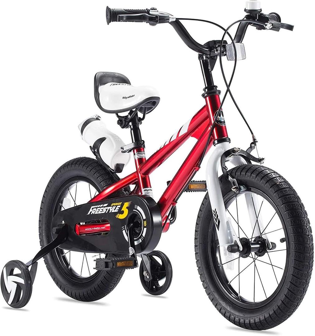 RoyalBaby Kids Bike with Dual Handbrake for Beginners,12 14 16 18 20 Inch Bicycle for Boys & Girls Ages 3-10 Years