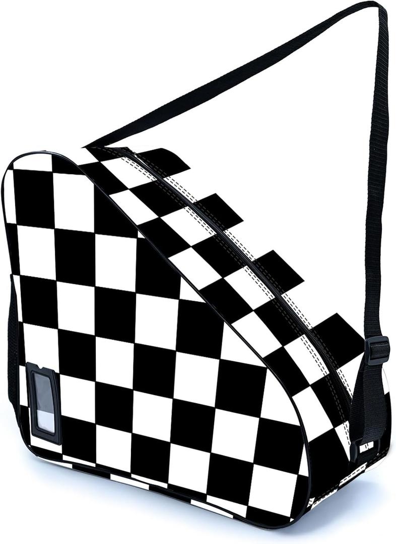 Camo Print Skate Bag For Ice Roller Inline Skates With Adjustable Shoulder Strap Fit Women Men Adults, One Size