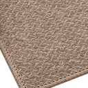 Color&Geometry Door Mat 3'x12' Runner Rug with Rubber Backing, Non Slip Washable Hallway Runner Kitchen Runner Rug, Carpet Runners for Hallway Living Room Bedroom, Beige (Rolled-up NO Creases)
