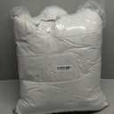 MIULEE Goose Feather Down 20x20 Pillow Insert Set of 2 with 100% Down-Proof Cotton Cover, Soft Fluffy Decorative Pillow for Sofa Bed Couch Living Room White