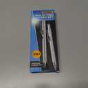 Christmas Stocking Stuffers for Men Adults, 2 Pack Multi-Tool Pen Set, 11 in 1 Multitool Pen with LED Light, Ruler, Level, Screwdriver, Stylus, Flathead, Birthday Gifts for Men, Husband, Silver