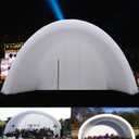 Inflatable Event Stage Tent includes a 950W Blower，Inflatable Stage Elevate Your Occasions with Style and Convenience,Inflatable Stage Cover, Size: 20x15x13FT