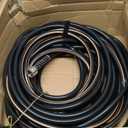 Heavy Duty Garden Hose 100 ft x 5/8 in, 600 PSI Non-Expandable Flexible Water Hose, Kink Resistant Lightweight Hybrid Hose, With Leakproof 3/4in Aluminum Copper Male to Female Fittings