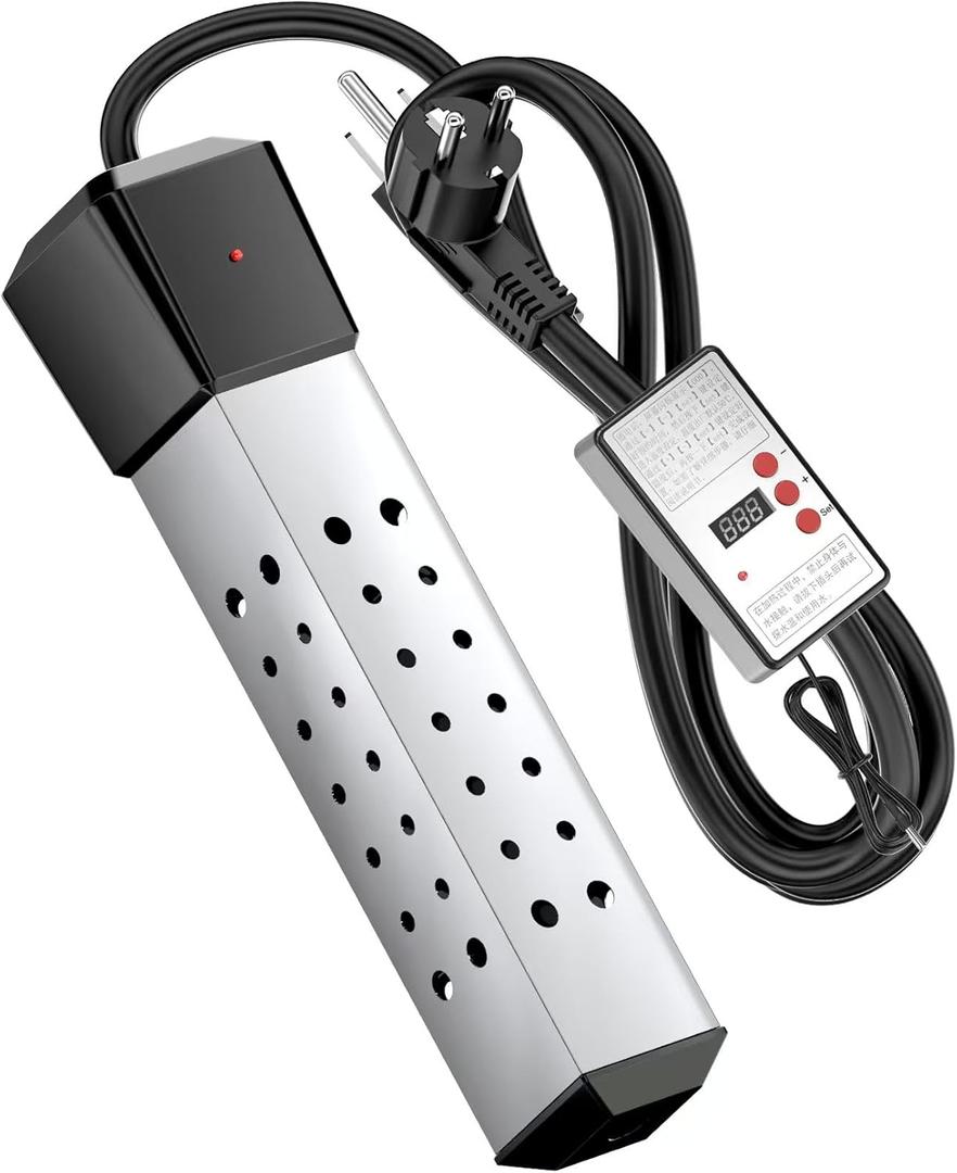 Immersion Water Heater with Thermostat