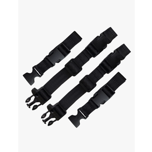 4pack Nylon Universal Backpack Chest Strap-3/4 Inch Webbing Chest Belt-AdjustableBackpack Sternum Strap (Black)