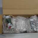 16 Pcs Christmas DIY Fillable Ornaments Kits Clear Glass Bottle Hanging Ornaments, Pine Cones Hanging Mason Jar with Screw Off Caps Rope for DIY Crafts Home Farmhouse Christmas Tree Party Decoration