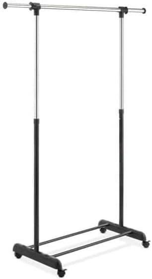 Chrome Metal Clothes Rack 47.625 in. W x 64.5 in. H Chrome Metal Clothes Rack 47.625 in. W x 64.5 in. H
