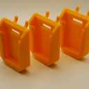 Pegboard Mount Compatible with Dewalt Battery, Set of 3