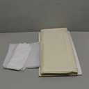 Wedding Dress Preservation Box Kit Dress Storage Box with 1 Microfiber Gloves and 100 Sheets Acid Free Tissue Paper for Storage Wedding Clothing Gown(28 x 15.7 x 7 Inch, Beige, White)